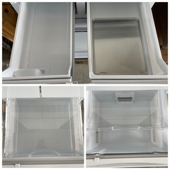 三菱 ノンフロン冷凍冷蔵庫 MR-B46J-W 2024年製 5ドア MITUBISHI ホワイト 白 クリスタルピュアホワイト 455L の画像