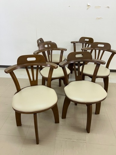 椅子　回転椅子　チェアー　高級品　　大川家具