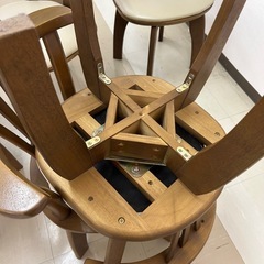 椅子　回転椅子　チェアー　高級品　　大川家具の画像