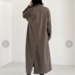 　Heather カラーロングコートの画像