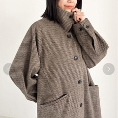 　Heather カラーロングコートの画像