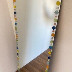 姿見ミラー　全面鏡　スタンドミラー　の画像