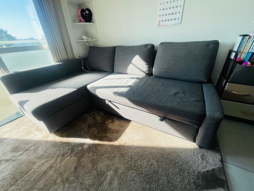 IKEA FRIHETEN（フリーヘーテン）コーナーソファベッド