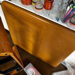 松前受取は割引あり！　山善こたつ　ファン付き　塗装剥がれ少しあり　布団なし　天板あり　ML-801 SH　②の画像