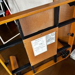 松前受取は割引あり！　山善こたつ　ファン付き　塗装剥がれ少しあり　布団なし　天板あり　ML-801 SH　②の画像