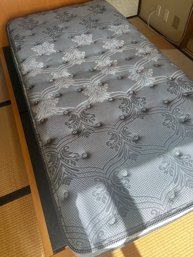 シーリーラグラス　シングルマットレスとベッドフレーム