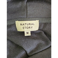 美品 パーカー Mサイズ ダークグリーン プリント レディースの画像