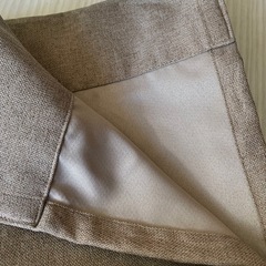 無印良品　防炎カーテン　190 2枚　ブラウン
の画像