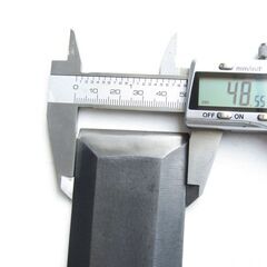 美品 名工 善作 希少 長尺 突き鑿 本職用 寸六 播州 突き鑿 登録 善 玉鋼 一寸六分 四十八粍 48mm 約2尺 580mm 丸重刻印 溝掘り ホゾ穴加工 相欠 胴付 宮大工 舟大工 家具職人の画像