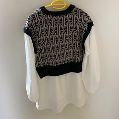 重ね着風トップスの画像