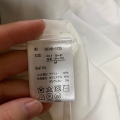 重ね着風トップスの画像