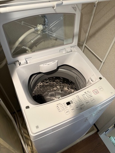 ニトリ　洗濯機（ラック込み）