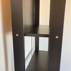 IKEA　シェルフ　棚　本棚　イケア　ブラック　美品の画像