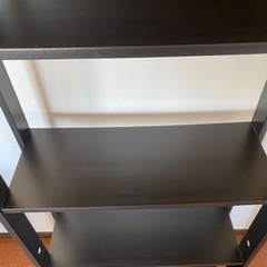 IKEA　シェルフ　棚　本棚　イケア　ブラック　美品の画像