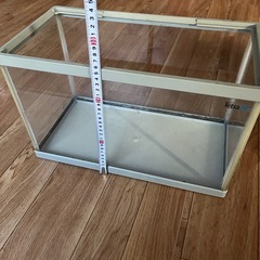 プラスチック製水槽　蓋付きの画像