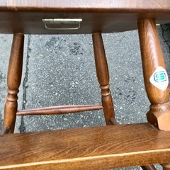 Te118●札幌市内 無料配達●KASHIWA 柏木工 木製ベビーチェア 子供用椅子 ハイチェア 昭和レトロ●USED の画像