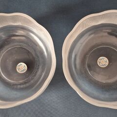 未使用　HOYA　ガラス小鉢　2個1セットの画像