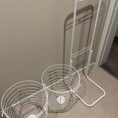 【美品】二段洗濯カゴの画像