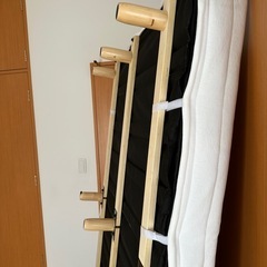 組立式セミダブルベッドの画像