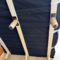 組立式セミダブルベッドの画像