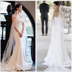 ウェディングドレス マーメイドの画像