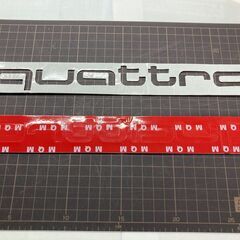 Audi アウディ Quattro クアトロ　エンブレム ２３ｃｍ～ の画像