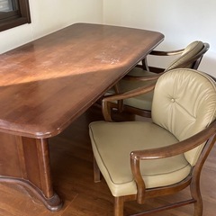 カリモク　ダイニングセットの画像