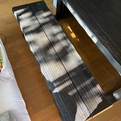 回転椅子　木製 無垢材 和モダン　ダイニングテーブル椅子セットの画像