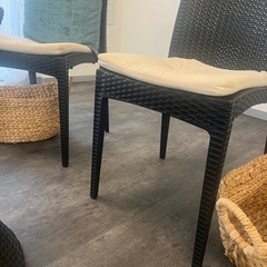 ガーデンテーブル　3点セットの画像