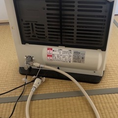 都市ガスヒーターと天然ガス用ガスホースソケット付き　3 m 中古品の画像