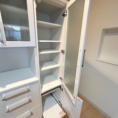 【無料】ニトリ キッチンボード＋キッチンキャビネット（同シリーズ）の画像