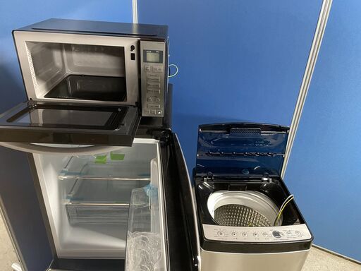値下げ【高年式・美品】Haier ハイアール URBAN CAFE SERIES（アーバンカフェシリーズ）冷蔵庫 洗濯機 電子レンジ 