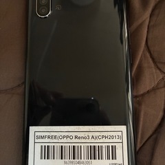 OPPO Reno3A ブラックの画像