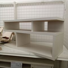 ★リユースのサカイつくば店★TK7355  TV台 ホワイト H38×D30×W79 クリーニング済みの画像