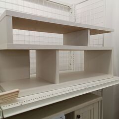 ★リユースのサカイつくば店★TK7355  TV台 ホワイト H38×D30×W79 クリーニング済みの画像