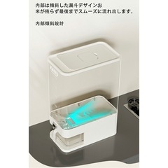 【決まりました】新品未使用 米びつの画像