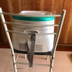 2wayベビーチェア グリーン　子供用　椅子の画像