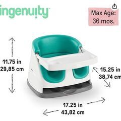 2wayベビーチェア グリーン　子供用　椅子の画像