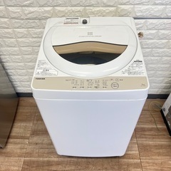配送設置0円で🆗TOSHIBA洗濯機5.0kg✨✨の画像