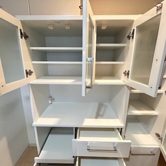 【無料】ニトリ キッチンボード＋キッチンキャビネット（同シリーズ）の画像