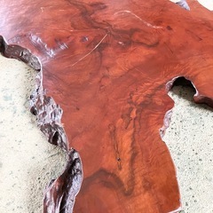 希少　天然木座卓テーブル　　無垢材の画像