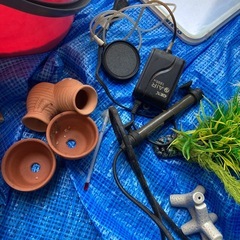 メダカなどに小型水槽　付属品もまとめての画像