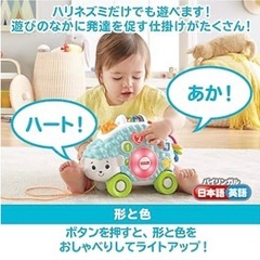 フィッシャープライス(fisher price) バイリンガル リンキマルズ ハリネズミ の画像