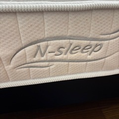 ニトリ　Nスリープ　マットレス　セミダブル　H 22cm　　570コイルの画像