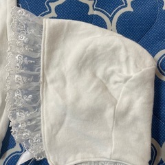 エリカランド　新生児　50～60サイズ　セレモニードレス　帽子付き　日本製の画像