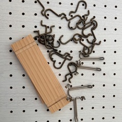 有孔ボード　フックセットの画像