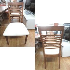 4人掛けダイニングセット テーブル幅170㎝ ブラウン系 イス4脚 ニトリ ロレインシリーズ 引き出し収納付き 食卓セット 西岡店の画像