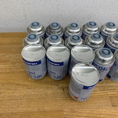 【ジモティー割引で最大15％OFF⭐️】 【ジャンク品】HFC-134a カー エアコン用 冷媒 200ｇ １６点セットの画像