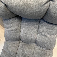 グレーリクライニング座椅子の画像