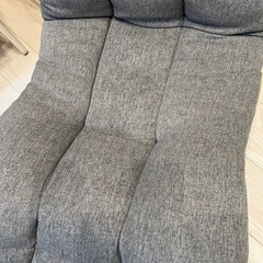 グレーリクライニング座椅子の画像